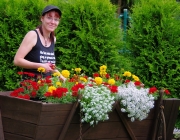 Die Strauchdiebin bei der Arbeit