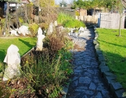 Blick vom Garteneingang