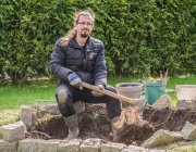 Flieder-Beet