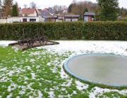 Blick zum Fuhrwagen
