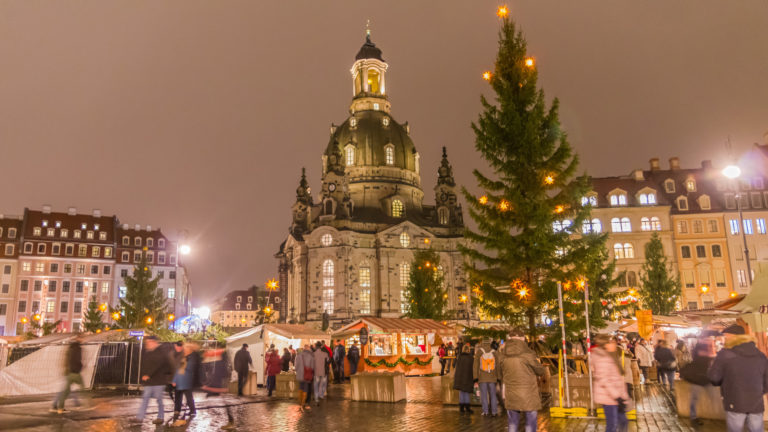 Weihnachtsmarkt an der Frauenkirche, Dresden