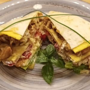 Tortilla aus der Pfanne