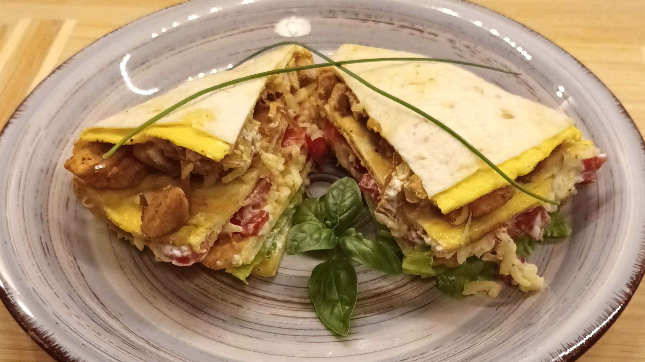 Tortilla aus der Pfanne